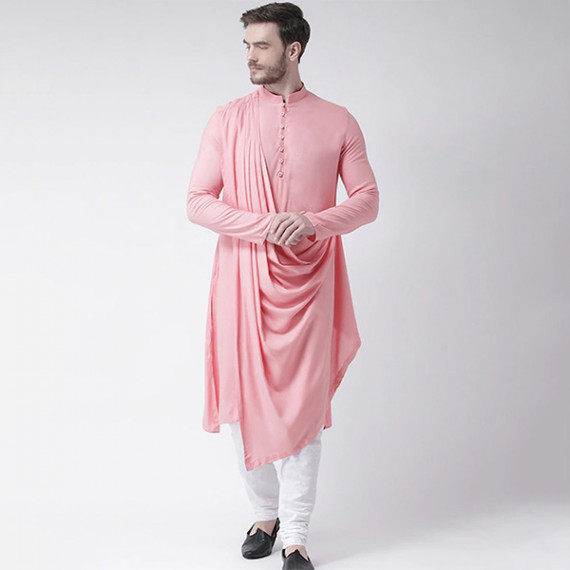 https://wavique.com/vi/products/men-pink-solid-straight-kurta-with-attached-drape