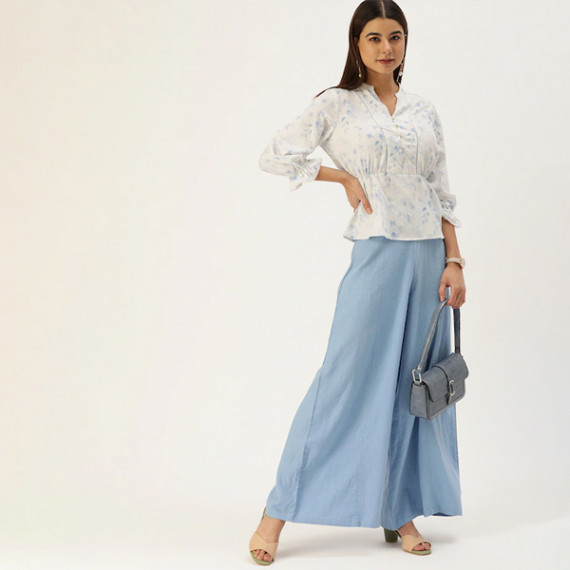 https://wavique.com/vi/products/white-blue-tropical-print-mandarin-collar-peplum-top