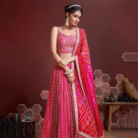 https://wavique.com/vi/products/pink-white-embellished-thread-work-semi-stitched-lehenga-unstitched-blouse-with-dupatta