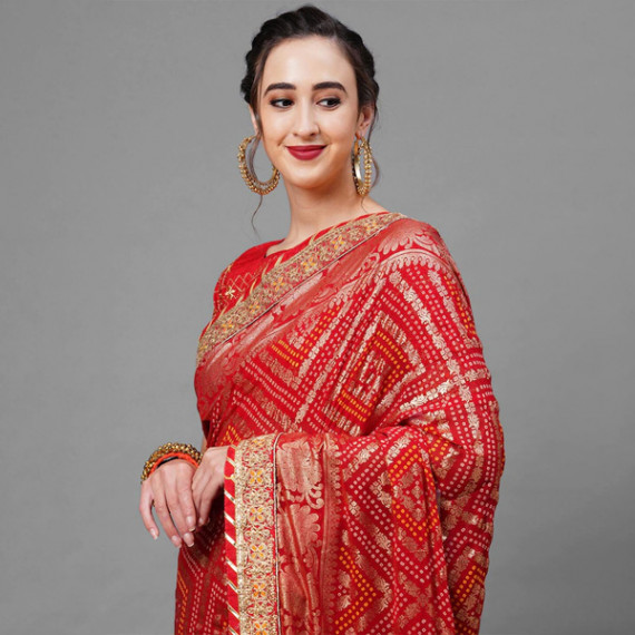 https://wavique.com/products/red-gold-toned-woven-design-bandhani-saree
