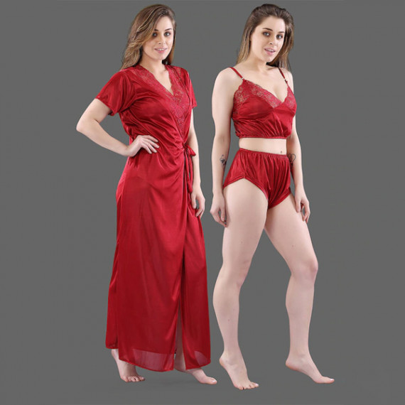 https://wavique.com/products/women-maroon-solid-satin-3-piece-nightwear-set